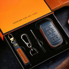 Load image into Gallery viewer, Genuine Leather Key Cover for Dodge RAM 1500, 2500, 3500, 4500, 5500 (2019-2025) - 4/5/6 Button Protective Case