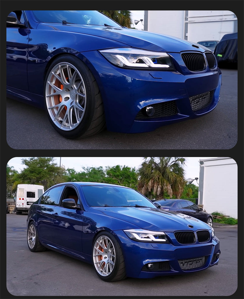 Applicable to 2005-2012 BMW 3 Series E90 LED Headlight Assembly Upgrade Version, Streamer Turn Signal
