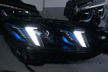 Load image into Gallery viewer, Snake Eyes Style Headlights for BMW 4 Series G22 G23 G26 G8x M3 M4 (2021 - Present) Assembly Upgrade, Amber DRL