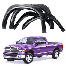 Load image into Gallery viewer, Fender Flares for 2002–2024 Dodge Ram 1500 – Matte Black, 4-Piece Wheel Arch Protector