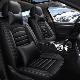 Amancarport Universal Leather Car Seat Covers – 5-Seat Full Set, Waterproof & Luxurious Fit for Most Vehicles