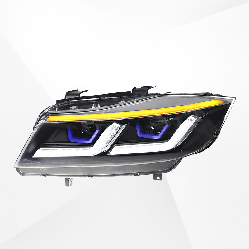 Applicable to 2005-2012 BMW 3 Series E90 LED Headlight Assembly Upgrade Version, Streamer Turn Signal