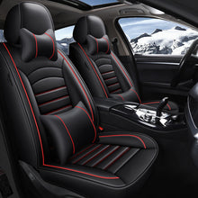 Load image into Gallery viewer, Amancarport Universal Leather Car Seat Covers – 5-Seat Full Set, Waterproof &amp; Luxurious Fit for Most Vehicles