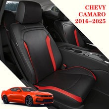 Load image into Gallery viewer, Custom Fit Seat Covers for Chevy Camaro Coupe (LT/LS/RS/SS)(2016-2025) – Full Set, Waterproof Faux Leather