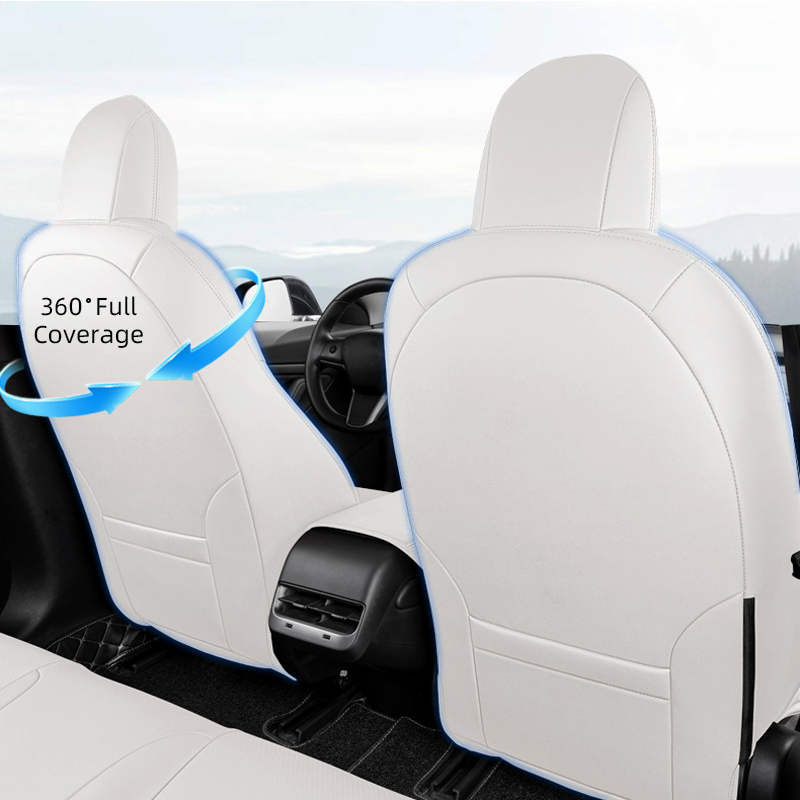 For Tesla Model S/X Seat Covers 2012–2024 5–7 Seat Nappa Leather Full Set