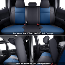 Load image into Gallery viewer, Custom For Toyota Tacoma Crew Cab (2016-2023) Luxury Leather Car Seat Cover Full Set
