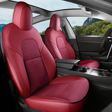 Load image into Gallery viewer, Custom Alcantara Leather Seat Cover For Tesla Model 3/Highland/Y/Juniper (2016-2025) - Full Set