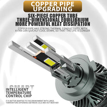 Load image into Gallery viewer, Shining Star LED Headlight Bulbs, H11/H4/9005 (HB3)/9006 (HB4) Compatible, 200W 98600 LM 6000K (2-Pack)