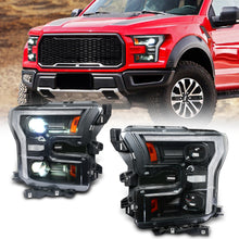 Load image into Gallery viewer, For Ford Raptor F-150 LED Dual Beam Projector Headlights 2015–2020 Sequential Turn Signal Plug and Play