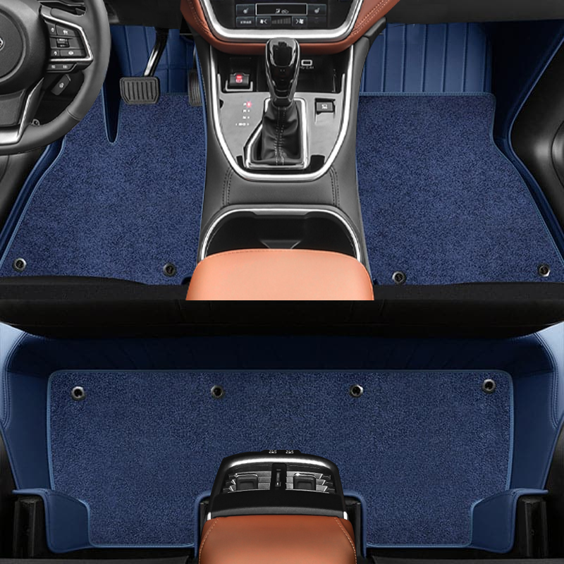 Custom Leather All-Weather Floor Mats for Subaru Forester, Crosstrek, Outback and Impreza (2009-2025)