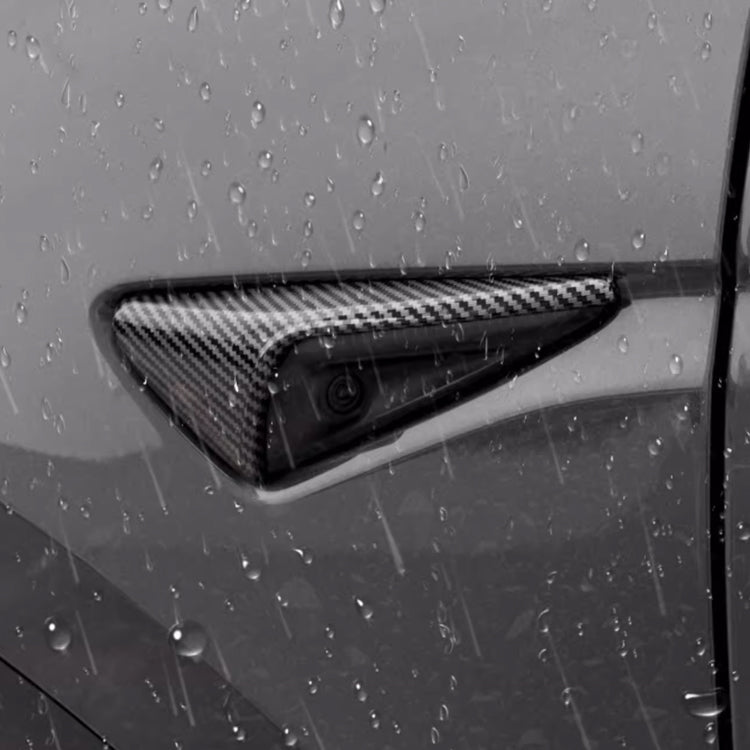 Real Carbon Fiber Side Camera Covers for Tesla Model 3/Y (2017-2024) – Turn Signal Covers (2PCS)