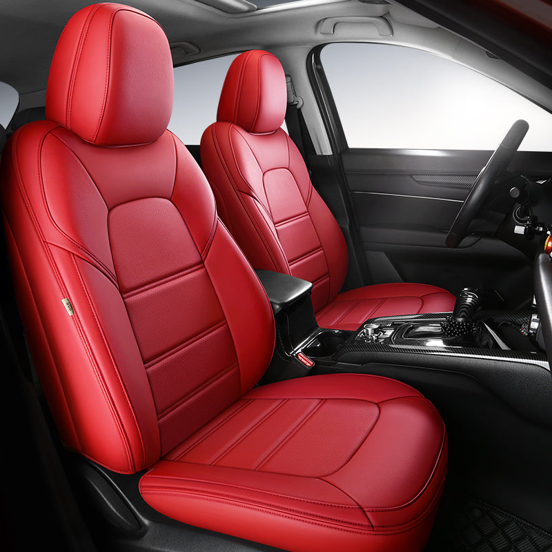 Luxury Custom Leather Car Seat Cover 360 Full Wrap for Mazda CX-5 (2013-2025)
