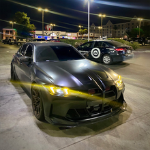 Load image into Gallery viewer, Snake Eyes Style Headlights for BMW 4 Series G22 G23 G26 G8x M3 M4 (2021 - Present) Assembly Upgrade, Amber DRL