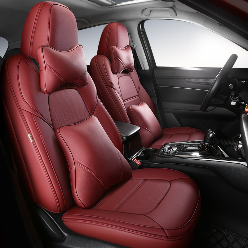 Luxury Custom Leather Car Seat Cover 360 Full Wrap for Mazda CX-5 (2013-2025)