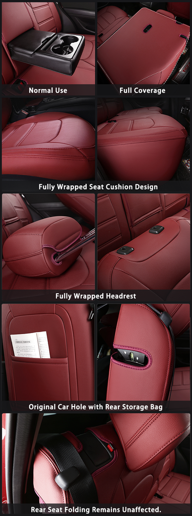 Luxury Custom Leather Car Seat Cover 360 Full Wrap for Mazda CX-5 (2013-2025)