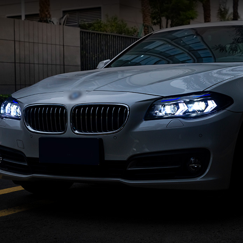 Suitable for BMW 5 Series F10/F18 LED Retrofit Dual Beam Lens Headlight Assembly 2011-2017 – Factory HID Models Only