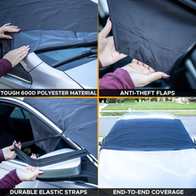 Load image into Gallery viewer, Windshield Cover for Ice and Snow | Heavy Duty 600D Oxford Fabric | Windshield Protector for Cars, SUVs