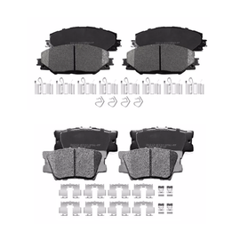 For 2013-2025 Toyota RAV4 Front & Rear Ceramic Disc Brake Pads