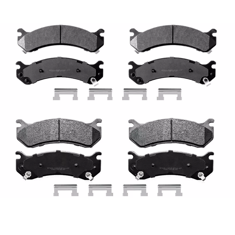 Front & Rear Ceramic Brake Pads For Chevy GMC Silverado Sierra 2500HD 3500 HD
