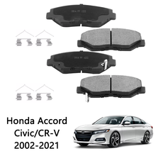 Load image into Gallery viewer, Front Ceramic Brake Pads for Honda Accord 2003-2017 Civic 2012-2021 CR-V 2002-2016