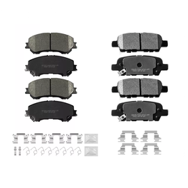 Front & Rear Ceramic Brake Pad For 2008-2022 Nissan Rogue