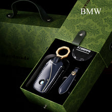 Load image into Gallery viewer, High-Quality Leather Car Key Cover, Suitable for BMW 5 Series, 7 Series, and Other Models