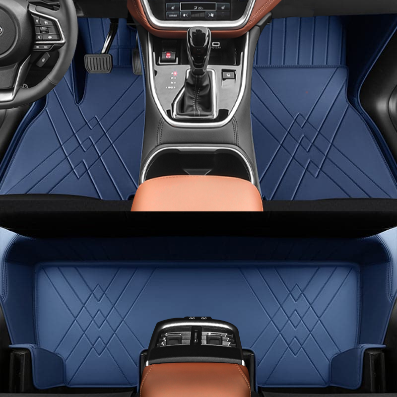 Custom Leather All-Weather Floor Mats for Subaru Forester, Crosstrek, Outback and Impreza (2009-2025)