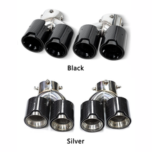 Load image into Gallery viewer, Carbon Fiber Dual Exhaust Tips for BMW M2/M3/M4 3 Series G20/G21/G23/G42 (2019+)