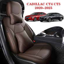 Load image into Gallery viewer, Custom Fit 360° Leather Seat Covers for Cadillac CT4/CT5 (2020–2025) – Full Set, Luxury Design