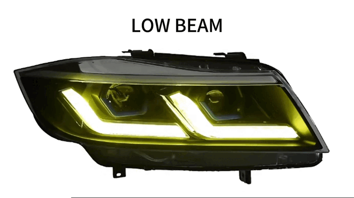 Applicable to 2005-2012 BMW 3 Series E90 LED Headlight Assembly Upgrade Version, Streamer Turn Signal