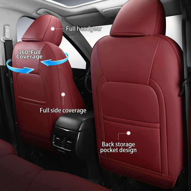 Luxury Custom Leather Car Seat Cover 360 Full Wrap for Mazda CX-5 (2013-2025)