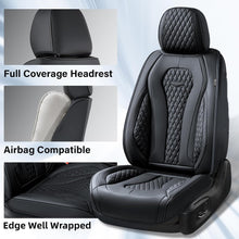 Load image into Gallery viewer, Amancarport Nappa Leather Car Seat Cover Universal Fit for Most Vehicles