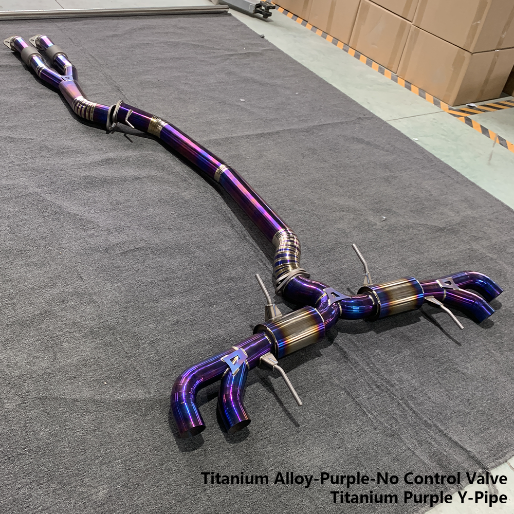 Titanium Exhaust System for Nissan GTR R35 (2008–2023) Non-Valved
