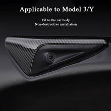Load image into Gallery viewer, Real Carbon Fiber Side Camera Covers for Tesla Model 3/Y (2017-2024) – Turn Signal Covers (2PCS)