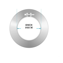 Load image into Gallery viewer, Black Stainless Steel Angled Exhaust Tip for Diesel Truck – 4" Inlet 5" Outlet