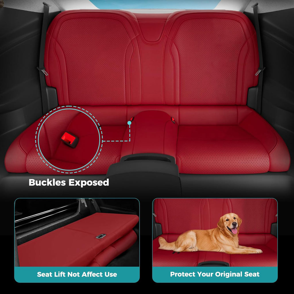 Custom Fit Seat Covers for Chevy Camaro Coupe (LT/LS/RS/SS)(2016-2025) – Full Set, Waterproof Faux Leather