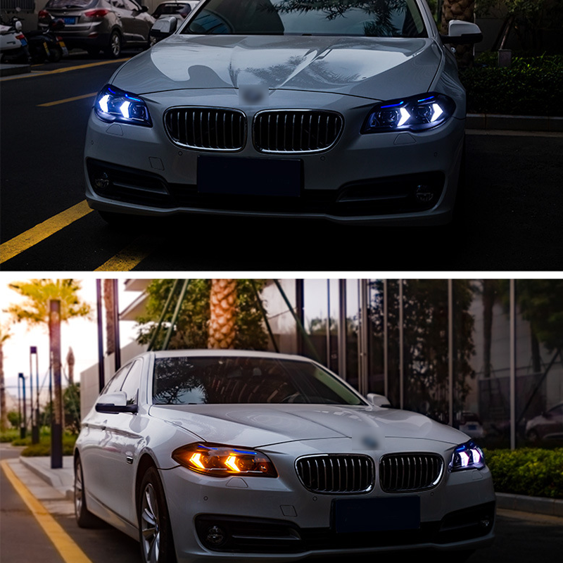 Suitable for BMW 5 Series F10/F18 LED Retrofit Dual Beam Lens Headlight Assembly 2011-2017 – Factory HID Models Only