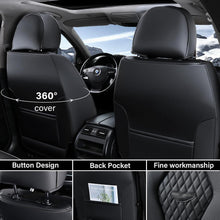 Load image into Gallery viewer, Amancarport Nappa Leather Car Seat Cover Universal Fit for Most Vehicles