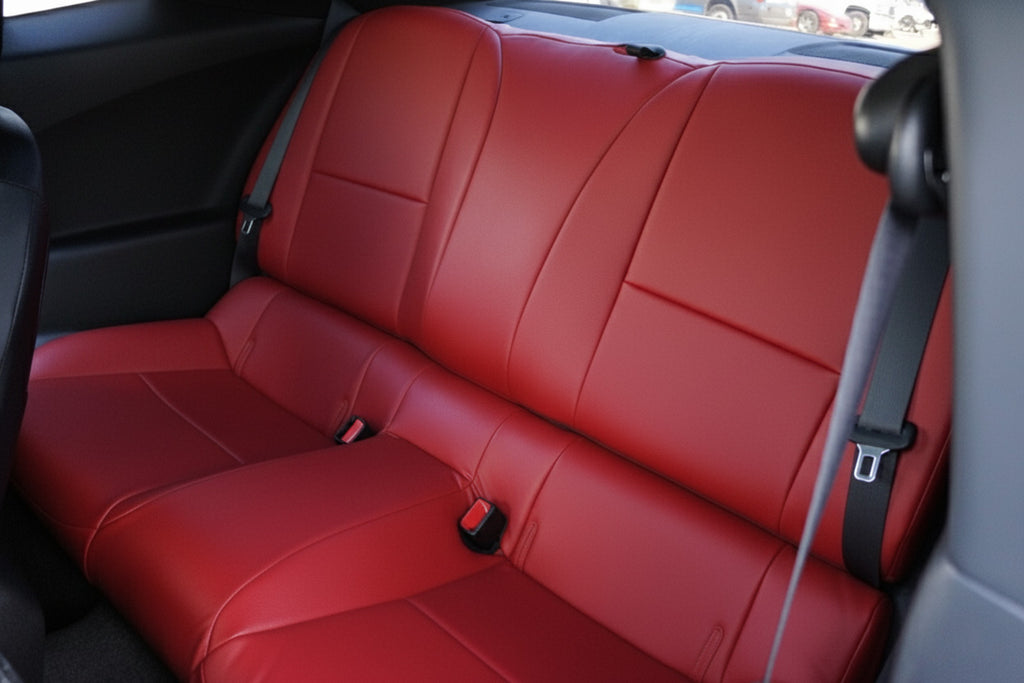 Chevy Camaro Coupe Seat Covers (2010–2015, LT/LS/RS/SS) – Custom Fit Full Set, Waterproof Faux Leather