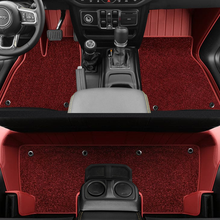 Load image into Gallery viewer, All-Weather Full Coverage Floor Mats for Jeep Wrangler 2018-2024 &amp; 2013-2017 JK Custom Fit
