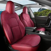 Load image into Gallery viewer, Custom Alcantara Leather Seat Cover For Tesla Model 3/Highland/Y/Juniper (2016-2025) - Full Set