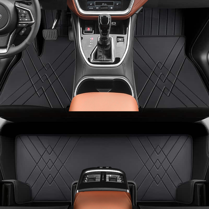 Custom Leather All-Weather Floor Mats for Subaru Forester, Crosstrek, Outback and Impreza (2009-2025)