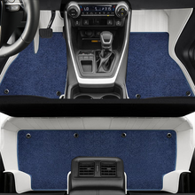 Load image into Gallery viewer, Custom for Toyota RAV4(2013-2024) Leather Floor Mat Fully Surrounded By All-Weather Floor Mat