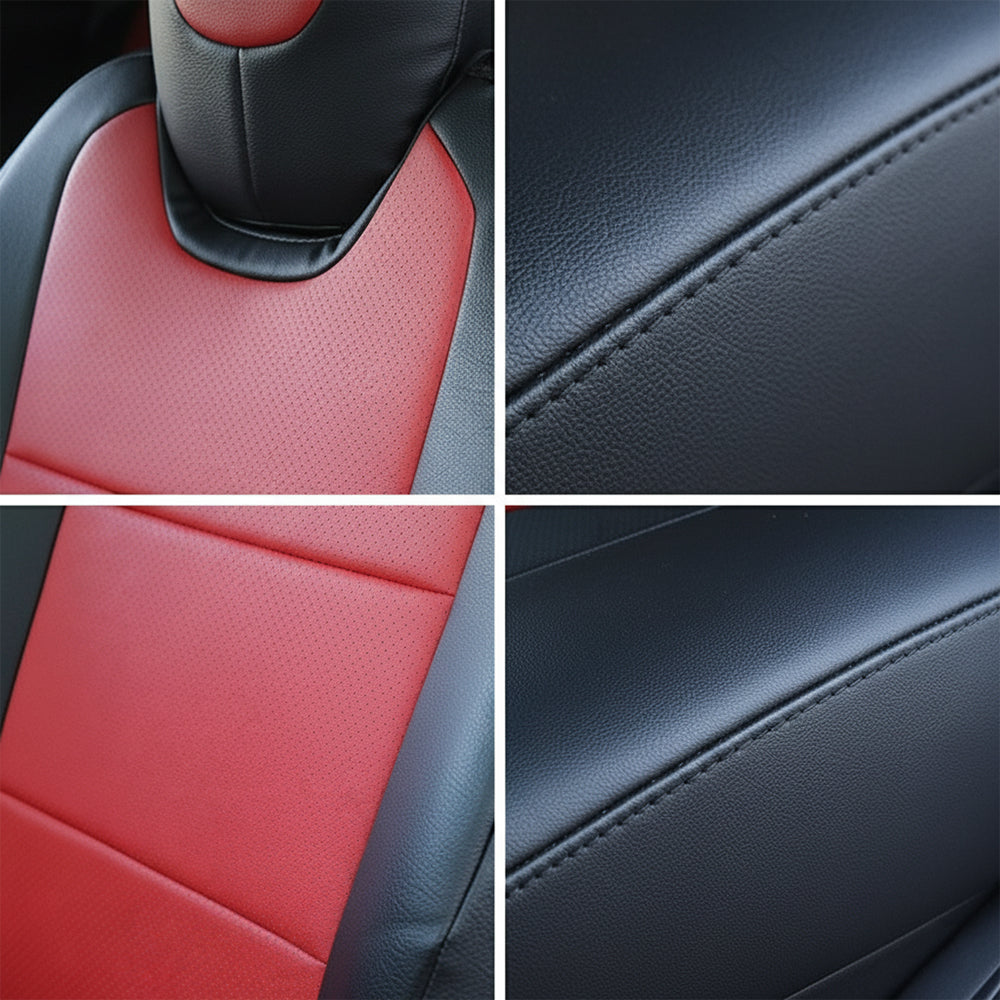 Chevy Camaro Coupe Seat Covers (2010–2015, LT/LS/RS/SS) – Custom Fit Full Set, Waterproof Faux Leather