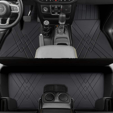 Load image into Gallery viewer, All-Weather Full Coverage Floor Mats for Jeep Wrangler 2018-2024 &amp; 2013-2017 JK Custom Fit
