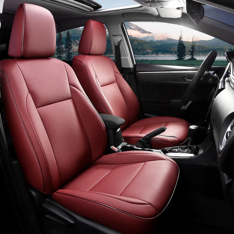 Custom for Toyota Corolla(2014-2026) Leather Car Seat Cover Full Set