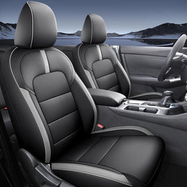 Custom Fit Leather Seat Covers for Nissan Sentra 2020-2025 - Airbag Compatible
