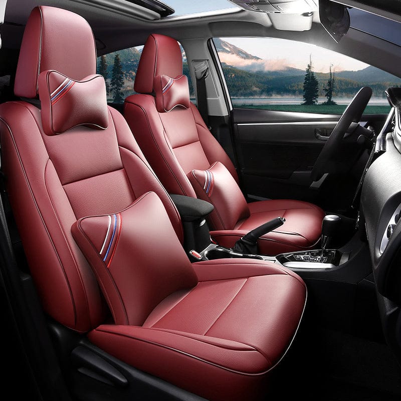 Custom for Toyota Corolla(2014-2026) Leather Car Seat Cover Full Set