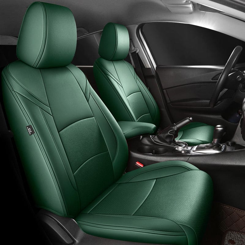 Leather Car Seat Cover Full Set Fit For Mazda 3 (2014-2026)