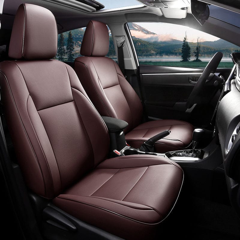 Custom for Toyota Corolla(2014-2026) Leather Car Seat Cover Full Set